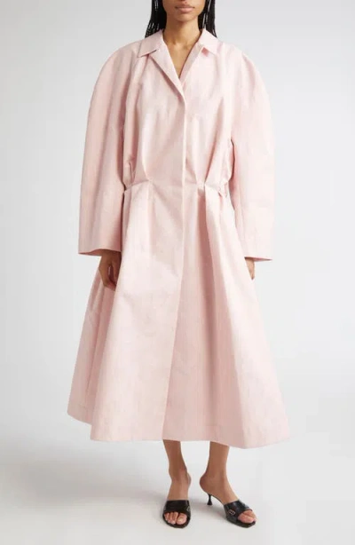 Marni Oversize Cotton Jacquard Coat In Jqc17 Azalea