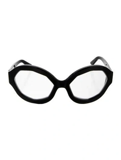 Pre-owned Marni Oversize Eyeglasses In Black