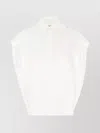 Marni Oversize Sleeveless Shirt Embroidered Detail