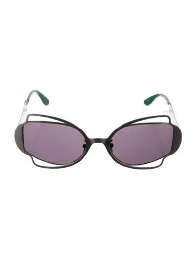 Pre-owned Marni Oversize Tinted Sunglasses In Multi