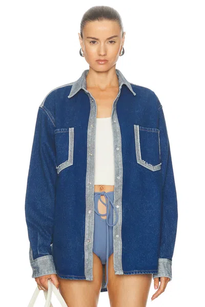 MARNI OVERSIZED DENIM SHIRT