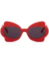 Marni Oversized-frame Sunglasses In Red
