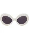 Marni Oversized-frame Sunglasses In White
