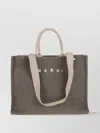 Marni Oversized Raffia Tote Bag With Long Strap