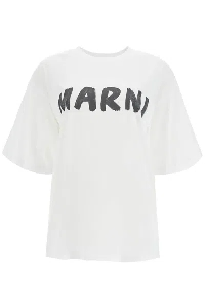 MARNI OVERSIZED SIGNATURE T-SHIRT