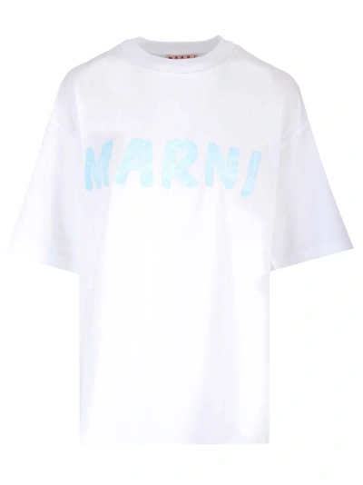 Marni Oversized T-shirt In White