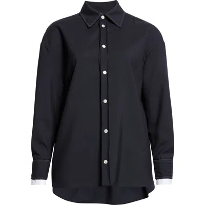 Marni Oversized Virgin Wool Button-up Shirt