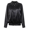 Marni Oversized Zip Jacket With Signature Stitching In Black