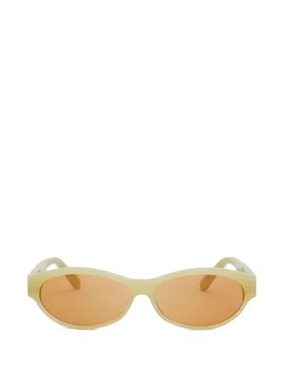 Marni Ozound Oval-frame Sunglasses In Green