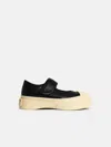 Marni 'pablo' Black Leather Sneakers In Black
