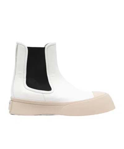 MARNI MARNI ROUND TOE CHELSEA BOOTS