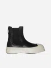Marni Chelsea Boot Pablo In Black Leather In Black