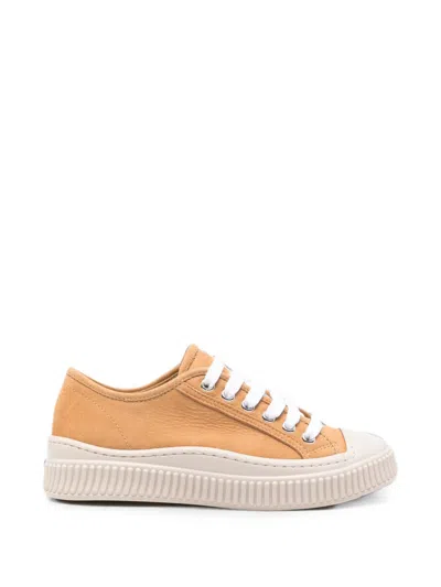 Marni Kids' Pablo Chunky-sole Lace-up Sneakers In Brown