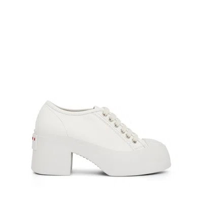 Marni Pablo 70mm Lace-up Pumps In Neutrals