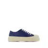MARNI PABLO LACE-UP SNEAKERS - BLUE - LEATHER
