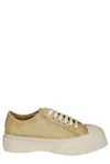 Marni Pablo Low-top Sneakers Metal Eyelets In Beige
