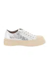 Marni Pablo Lace-up Sneakers In Gray