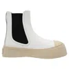 Marni Pablo Chelsea Boots In White In White