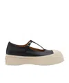 Marni Black Pablo Mary Jane Ballerina Flats In Nude