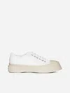 Marni Sneakers Donna Pelle Bianco In Lily White