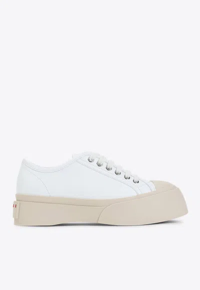 MARNI PABLO LOW-TOP SNEAKERS IN LEATHER