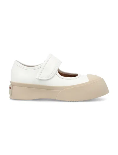 Marni Pablo Maryjane Sneakers In White