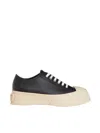 Marni Pablo Leather Sneakers In Seven Women