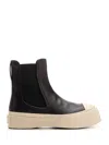Marni Chelsea Boot Pablo In Black Leather In Black