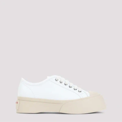 Marni Pablo Mini Lace-up Sneakers For Women In White