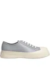 Marni Pablo Low-top Leather Sneakers In Grey