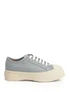 Marni Logo-laced Casual Sneakers In Gray