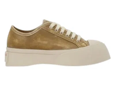 Pre-owned Marni Pablo (women's) Sneakers In Dijon