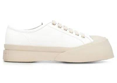 Pre-owned Marni Pablo (women's) Sneakers In Lily White