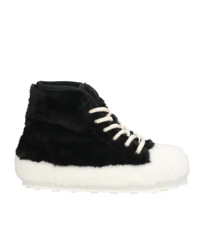 Marni Padded Ankle Boots In Black