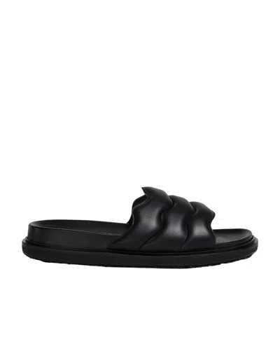 MARNI MARNI ZIP-ZAG PADDING STRAP SLIDES
