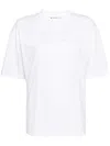 Marni Padded-logo Organic-cotton T-shirt In White