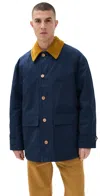 Marni Padded Workwear Parka Ink In Blue
