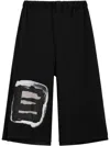 Marni Painted-detail Shorts In Black