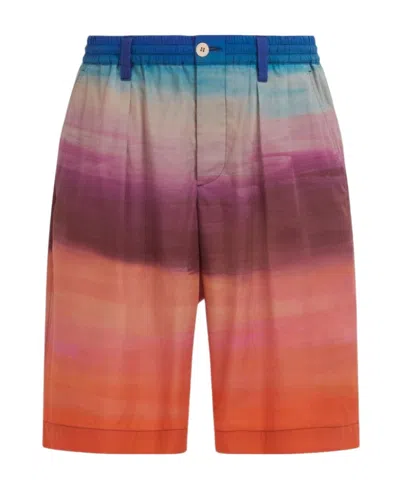 MARNI MARNI ALL-OVER PRINTED BERMUDA SHORTS