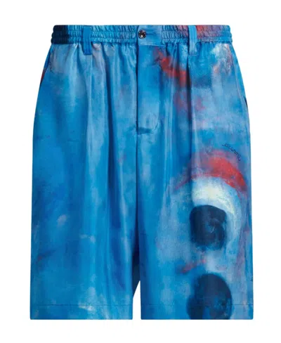 MARNI MARNI GRAPHIC PRINTED ELASTIC WAISTBAND SHORTS