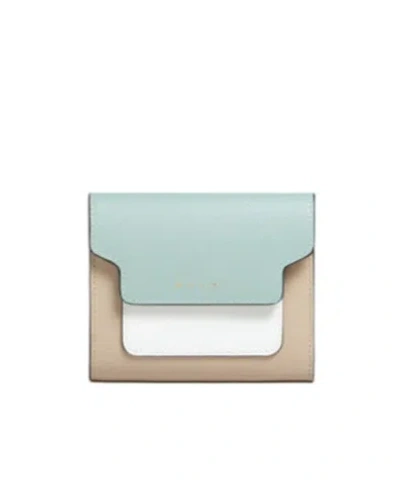 MARNI MARNI PANELLED LOGO PRINTED WALLET