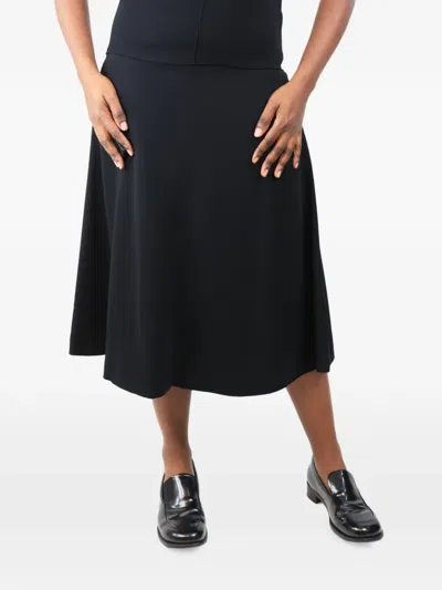 Pre-owned Marni Panelled Midi Skirt In Black