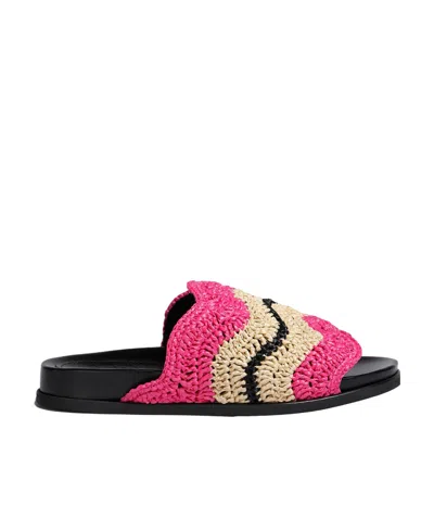 Marni Panelled Open-toe Sandals In Black