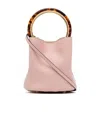 Marni Pannier Bucket Bag In Nude
