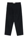 Marni Trousers With Pleated Design And Pockets In Black
