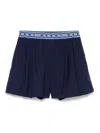 Marni Pleated Shorts In Blue