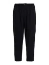 Marni Blue Tropical Wool Crop Trousers In Grey