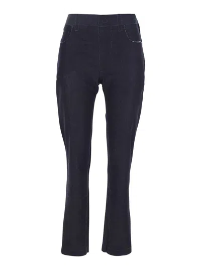 MARNI BLACK JEANS WITH TAREPED LEG AND RAW-CUT FINISH IN DENIM WOMAN