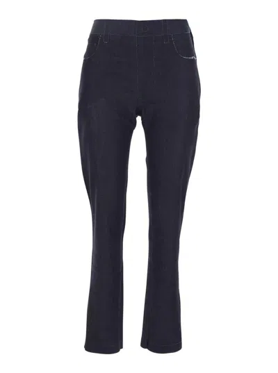 MARNI BLACK JEANS WITH TAREPED LEG AND RAW-CUT FINISH IN DENIM WOMAN