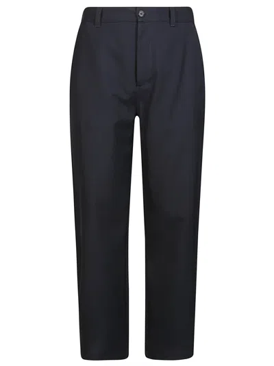 Marni Pantalone Dritto Logo In Vita In Black